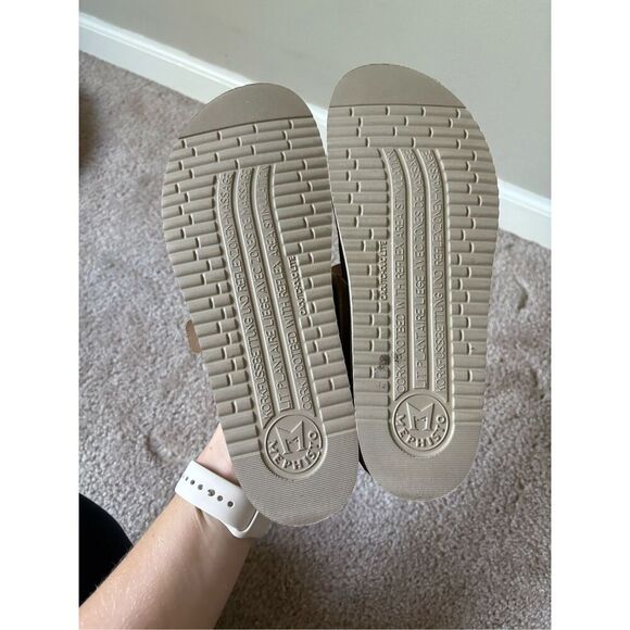 Mephisto Womens Gold Metallic Leather Sandals Sz 38 US 8 - Picture 5 of 10